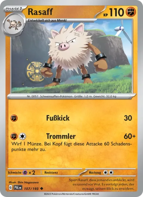 Primeape [Low Kick | Pummel]