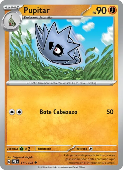 Pupitar [Headbutt Bounce]