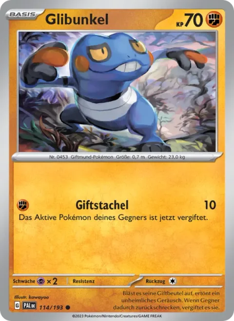 Croagunk [Poison Sting]