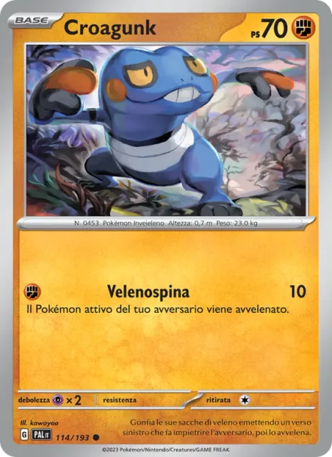 Croagunk [Poison Sting]