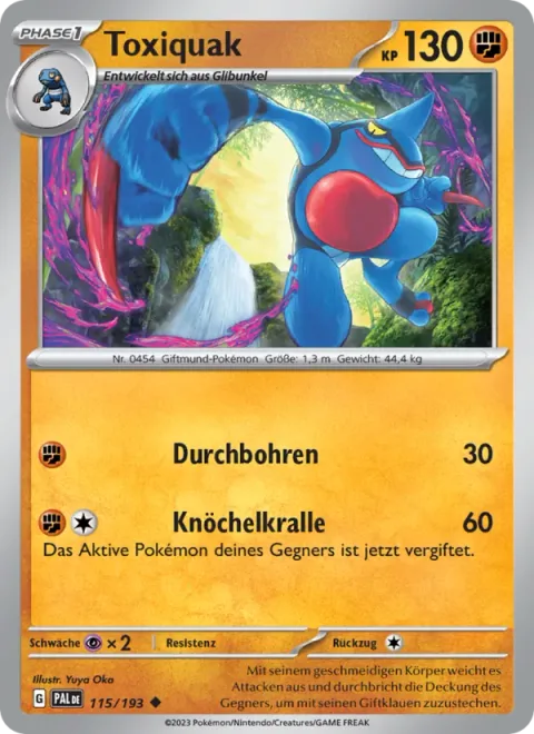 Toxicroak [Pierce | Knuckle Claws]