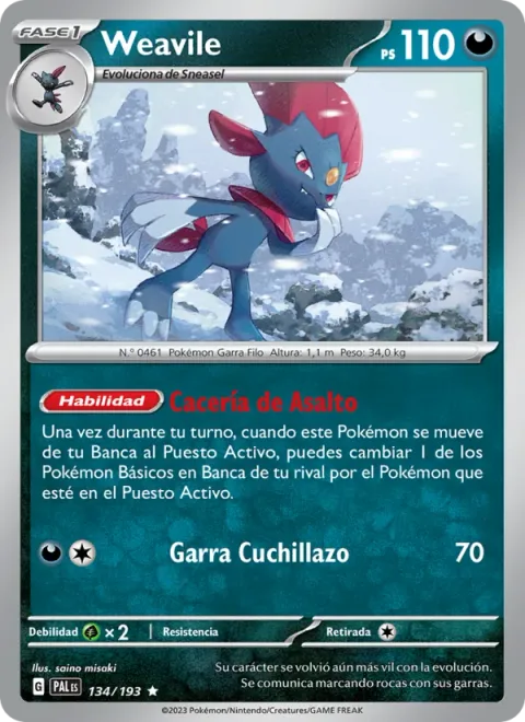 Weavile [Assaulting Hunt | Slashing Claw]