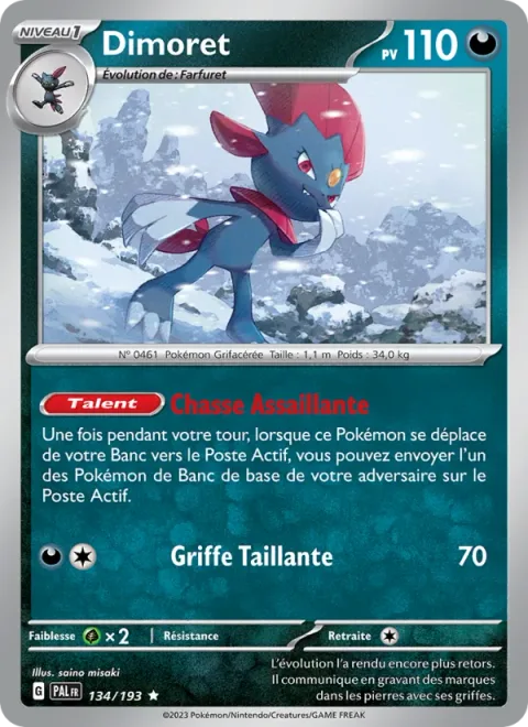 Weavile [Assaulting Hunt | Slashing Claw]