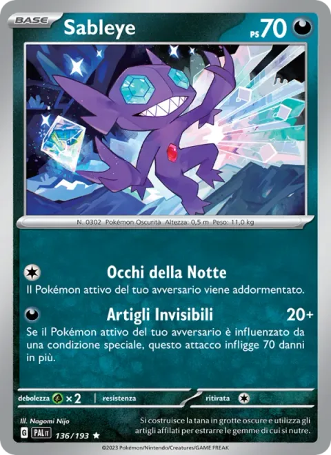 Sableye [Night Eyes | Unseen Claw]