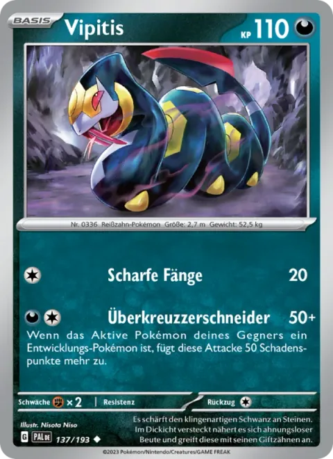 Seviper [Sharp Fang | Cross-Cut]