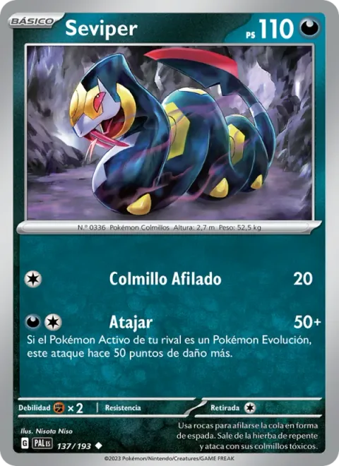 Seviper [Sharp Fang | Cross-Cut]