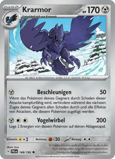 Corviknight [Accelerate | Spinning Bird]