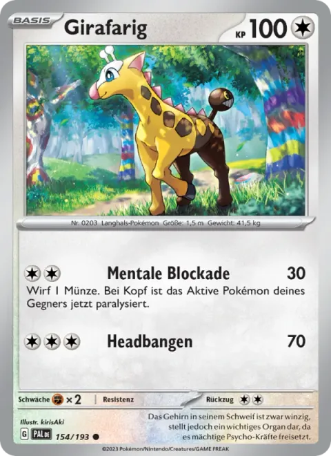 Girafarig [Psy Bolt | Headbang]