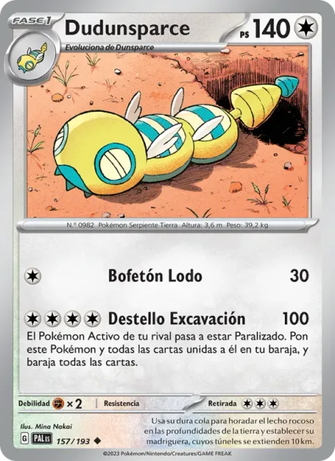 Dudunsparce [Mud-Slap | Dig Away Flash]