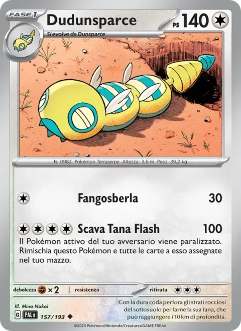 Dudunsparce [Mud-Slap | Dig Away Flash]
