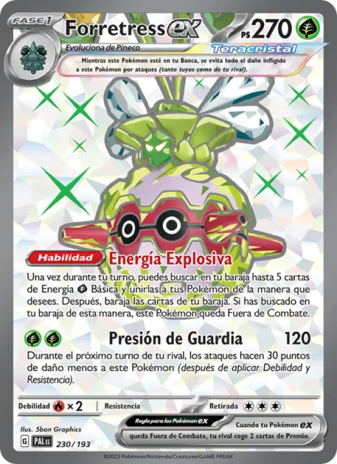 Forretress ex [Exploding Energy | Guard Press]