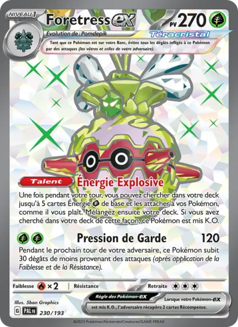 Forretress ex [Exploding Energy | Guard Press]