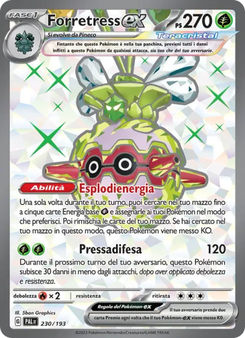 Forretress ex [Exploding Energy | Guard Press]