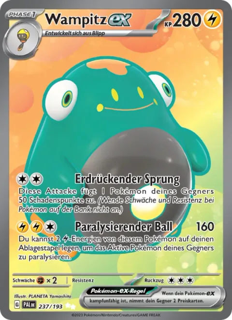 Bellibolt ex [Jumping Press | Paralyzing Ball]