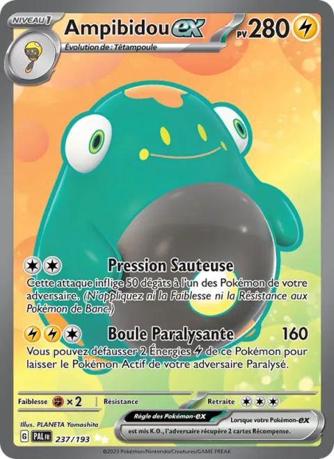 Bellibolt ex [Jumping Press | Paralyzing Ball]
