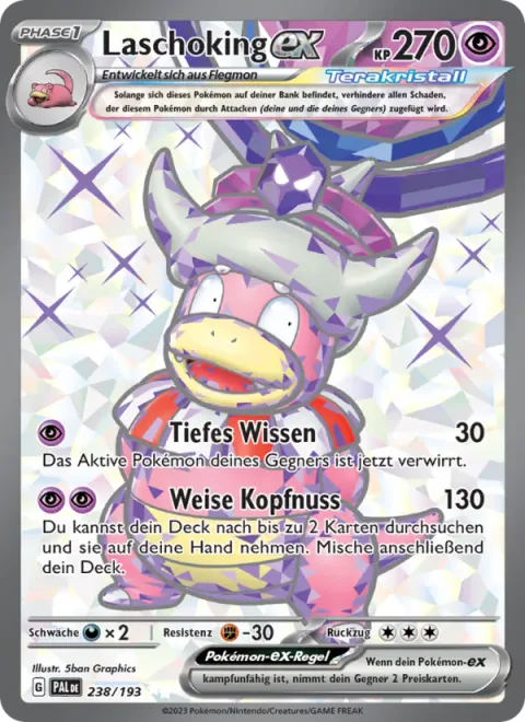 Slowking ex [Profound Knowledge | Wise Headbutt]