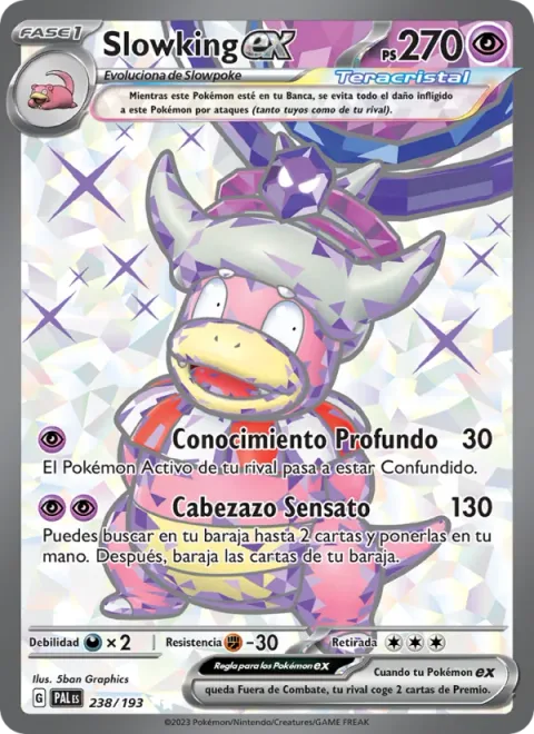 Slowking ex [Profound Knowledge | Wise Headbutt]