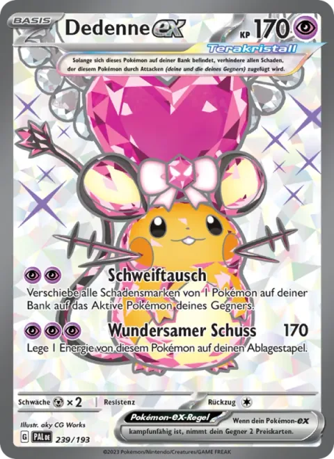 Dedenne ex [Tail Swap | Wondrous Shot]