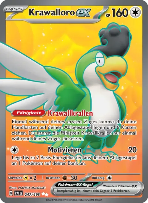 Squawkabilly ex [Squawk and Seize | Motivate]