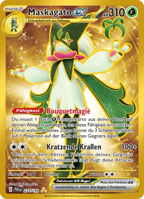 Meowscarada ex [Bouquet Magic | Scratching Nails]
