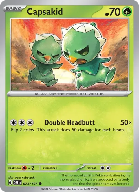 Capsakid [Double Headbutt]