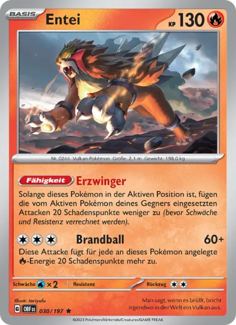 Entei [Pressure | Blaze Ball]