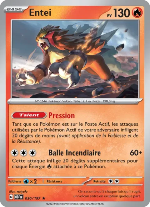 Entei [Pressure | Blaze Ball]