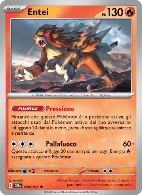 Entei [Pressure | Blaze Ball]