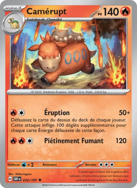 Camerupt [Eruption | Steaming Stomp]