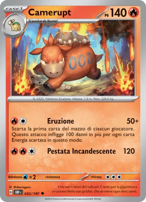 Camerupt [Eruption | Steaming Stomp]