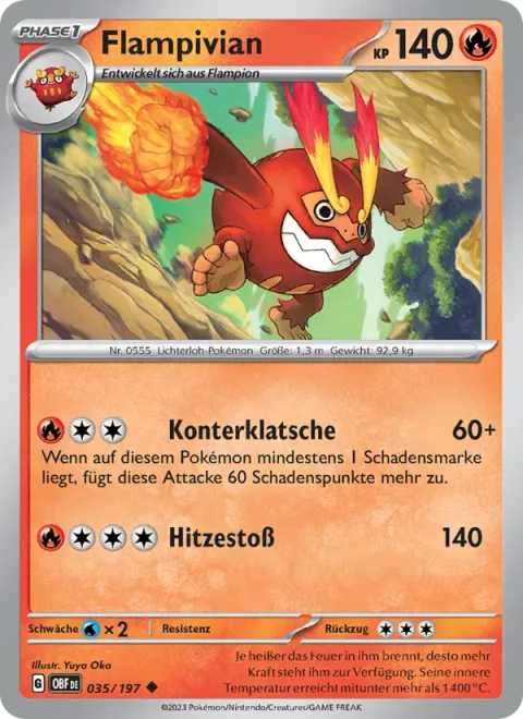 Darmanitan [Damage Counterpunch | Heat Blast]