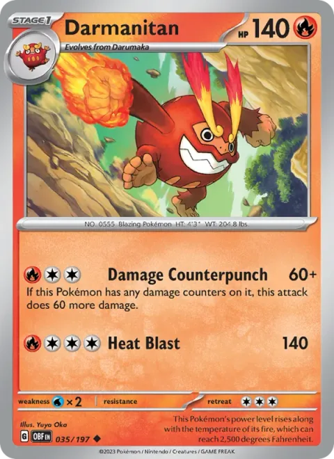 Darmanitan [Damage Counterpunch | Heat Blast]
