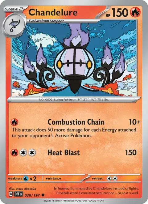 Chandelure [Combustion Chain | Heat Blast]