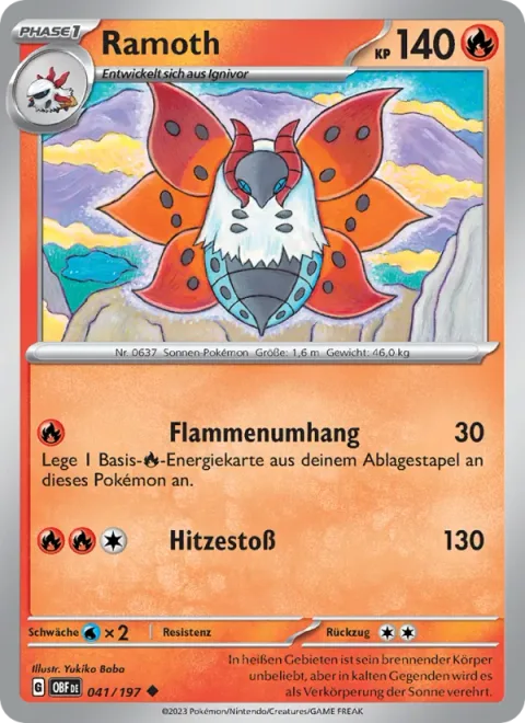 Volcarona [Flame Cloak | Heat Blast]