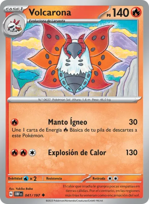 Volcarona [Flame Cloak | Heat Blast]