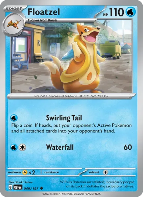 Floatzel [Swirling Tail | Waterfall]
