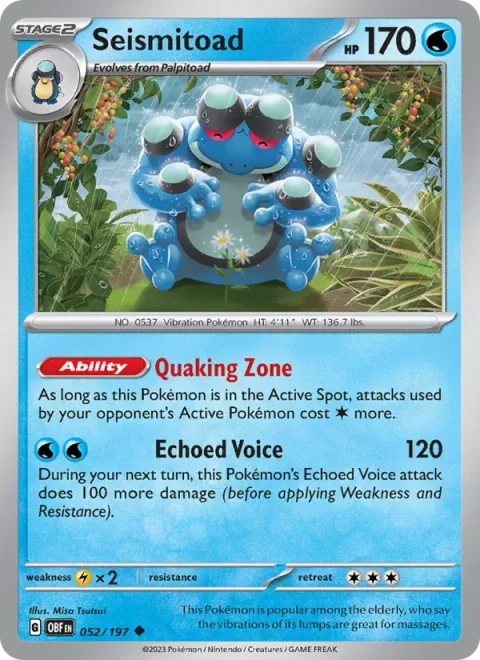 Seismitoad [Quaking Zone | Echoed Voice]