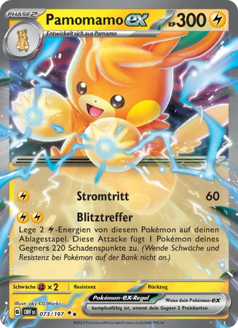 Pawmot ex [Zap Kick | Levin Strike]