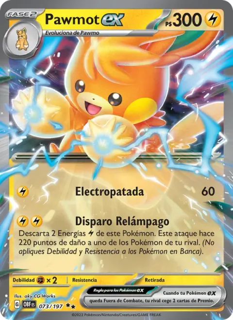 Pawmot ex [Zap Kick | Levin Strike]