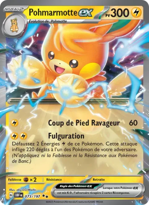 Pawmot ex [Zap Kick | Levin Strike]