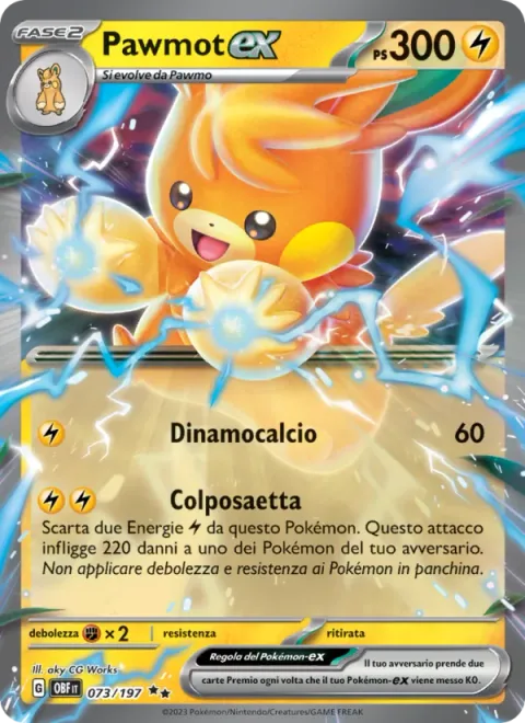 Pawmot ex [Zap Kick | Levin Strike]