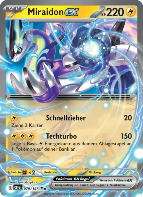 Miraidon ex [Rapid Draw | Techno Turbo]