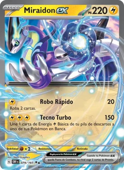 Miraidon ex [Rapid Draw | Techno Turbo]