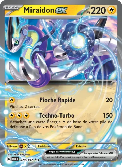 Miraidon ex [Rapid Draw | Techno Turbo]