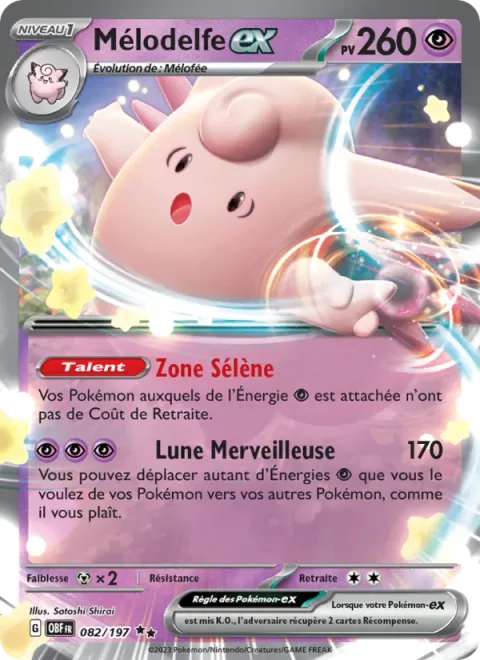 Clefable ex [Lunar Zone | Wondrous Moon]