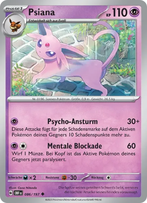 Espeon [Psychic Assault | Psy Bolt]