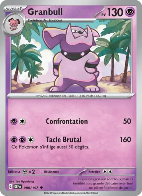 Granbull [Confront | Wild Tackle]