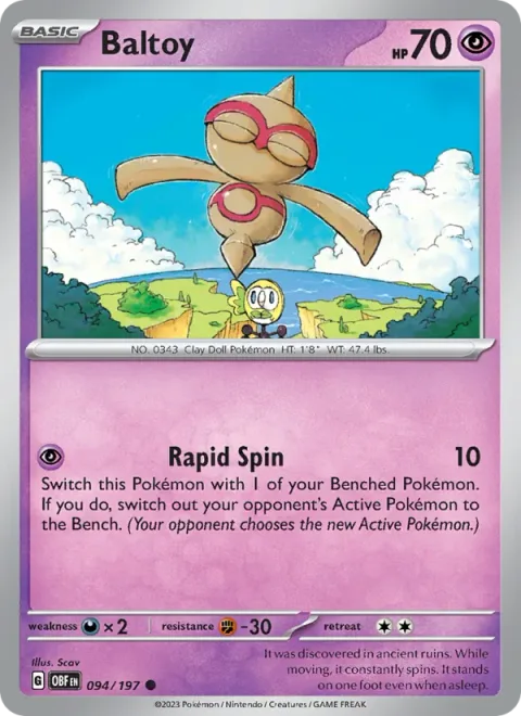Baltoy [Rapid Spin]