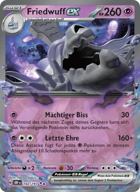 Houndstone ex [Big Bite | Last Respects]