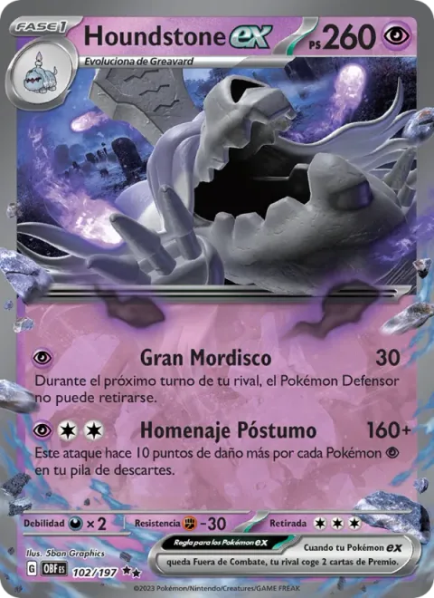 Houndstone ex [Big Bite | Last Respects]